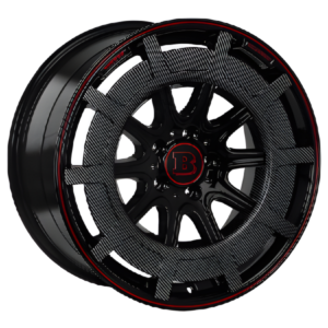 RC3490 8,5X19 5X112 ET38 66,6 BLACK/RED (ÖN)