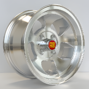 EXP-E2301 6,5X13 4X98 ET-10 60,1 SILVER MACHINED+MILLING
