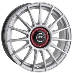 5X100 7.5X17 RC-384 ET35 67.1 SILVER