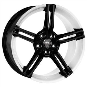 5X112 8.5X19 RC-1186 ET40 73.1 BLACK/WHITE