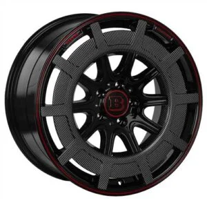 5X112 8.5X19 RC-3490 ET38 66.6 BLACK/RED