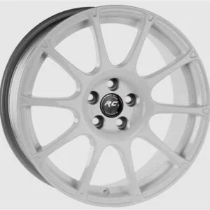 4X100 7.5X17 RC-518 ET35 67.1 WHITE